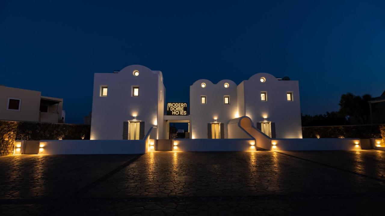 Modern Dome Homes Of Santorini Períssa Eksteriør bilde