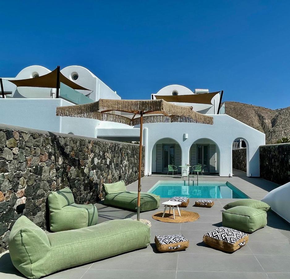 Modern Dome Homes Of Santorini Períssa Eksteriør bilde