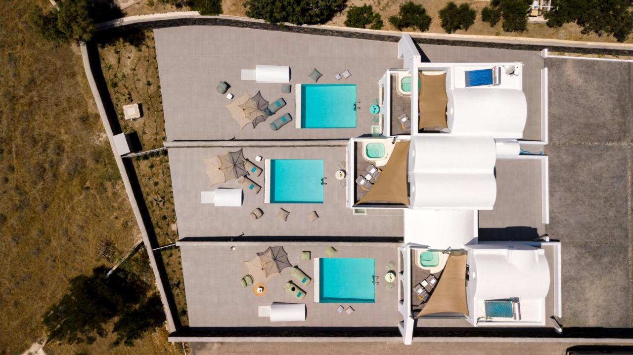 Modern Dome Homes Of Santorini Períssa Eksteriør bilde