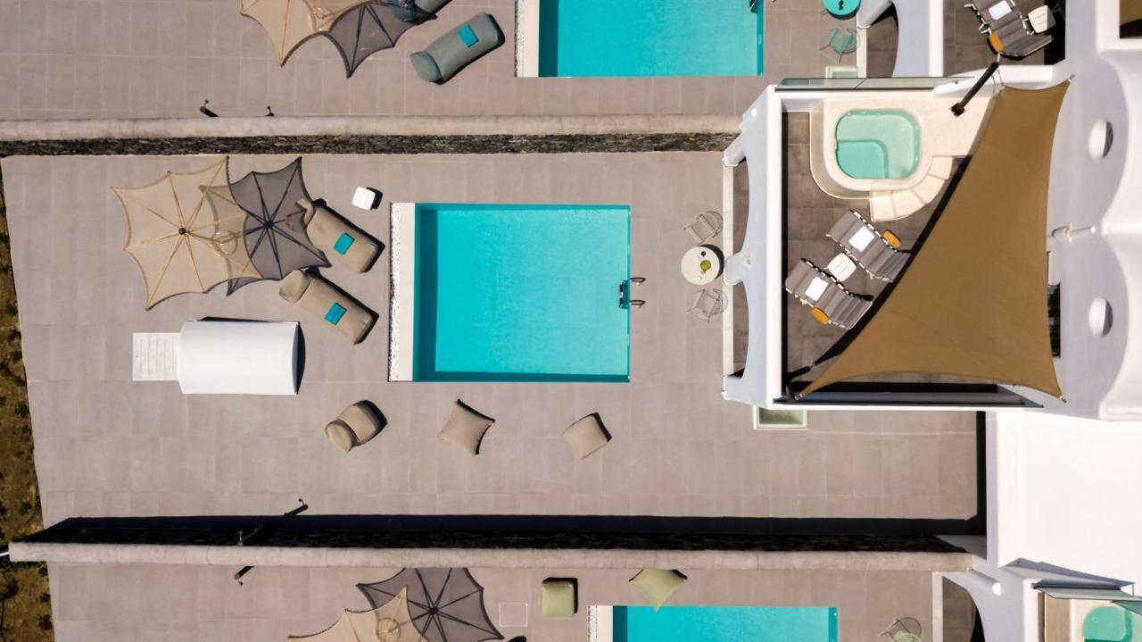 Modern Dome Homes Of Santorini Períssa Eksteriør bilde