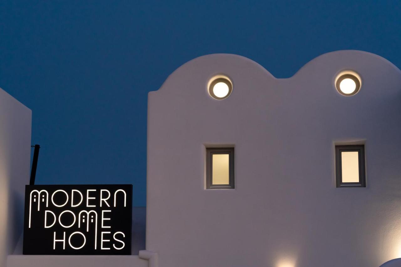 Modern Dome Homes Of Santorini Períssa Eksteriør bilde