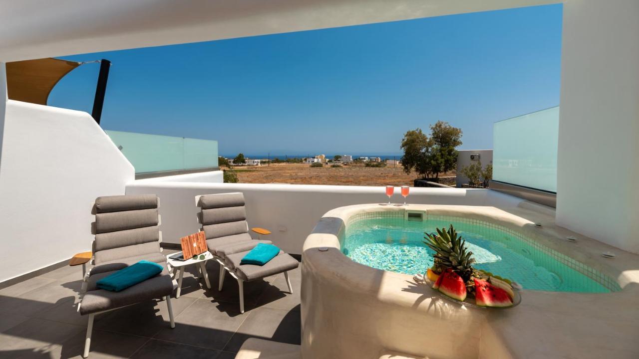 Modern Dome Homes Of Santorini Períssa Eksteriør bilde